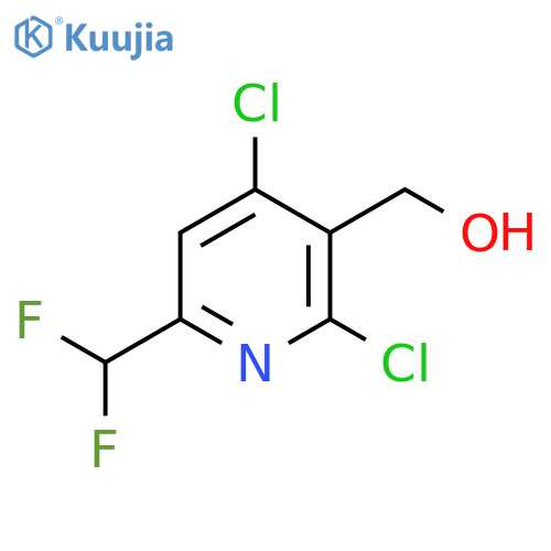 2,4-Dichloro-6-(difluoromethyl)pyridine-3-methanol structure