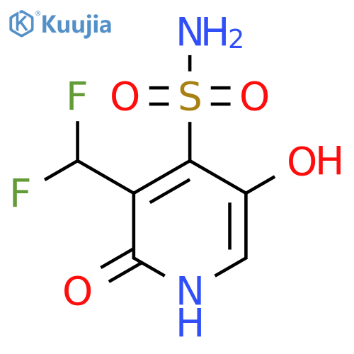 3-(Difluoromethyl)-2,5-dihydroxypyridine-4-sulfonamide structure