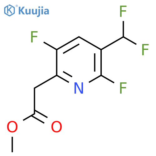 Methyl 2,5-difluoro-3-(difluoromethyl)pyridine-6-acetate structure