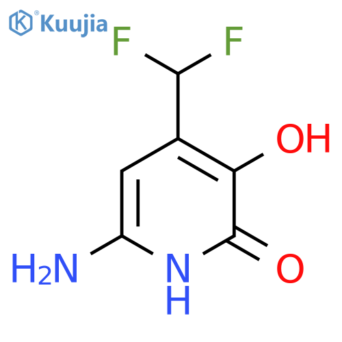 6-Amino-4-(difluoromethyl)-2,3-dihydroxypyridine structure
