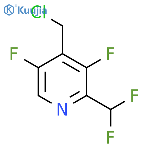 4-(Chloromethyl)-3,5-difluoro-2-(difluoromethyl)pyridine structure