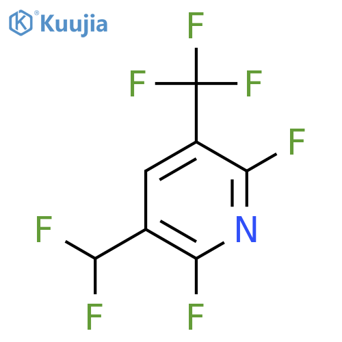 2,6-Difluoro-3-(difluoromethyl)-5-(trifluoromethyl)pyridine structure