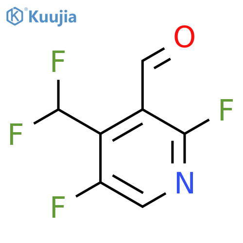 2,5-Difluoro-4-(difluoromethyl)pyridine-3-carboxaldehyde structure