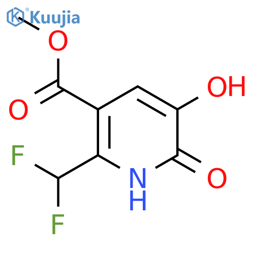 Methyl 6-(difluoromethyl)-2,3-dihydroxypyridine-5-carboxylate structure