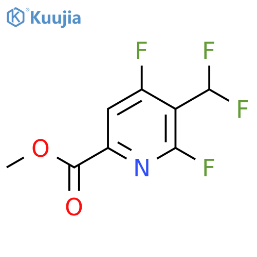 Methyl 2,4-difluoro-3-(difluoromethyl)pyridine-6-carboxylate structure