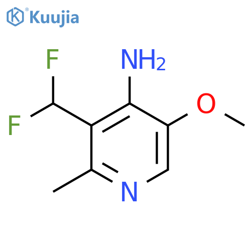 4-Amino-3-(difluoromethyl)-5-methoxy-2-methylpyridine structure