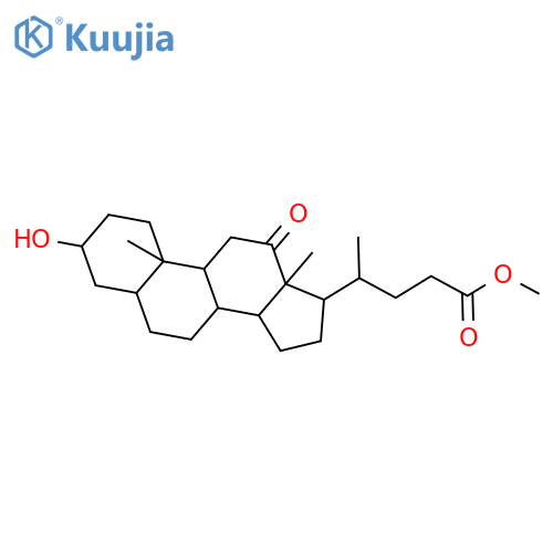 Methyl (4r)-4-[(3s,5r,8r,9s,10s,13r,14s,17r)-3-hydroxy-10,13-dimethyl-12-oxo-1,2,3,4,5,6,7,8,9,11,14,15,16,17-tetradecahydrocyclopenta[a]phenanthren-17-yl]pentanoate structure