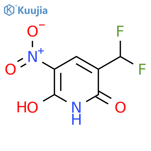 3-(Difluoromethyl)-2,6-dihydroxy-5-nitropyridine structure