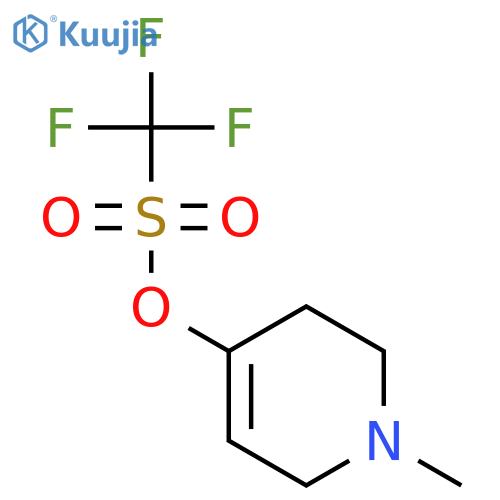 1-Methyl-1,2,3,6-tetrahydropyridin-4-yl trifluoromethanesulfonate structure