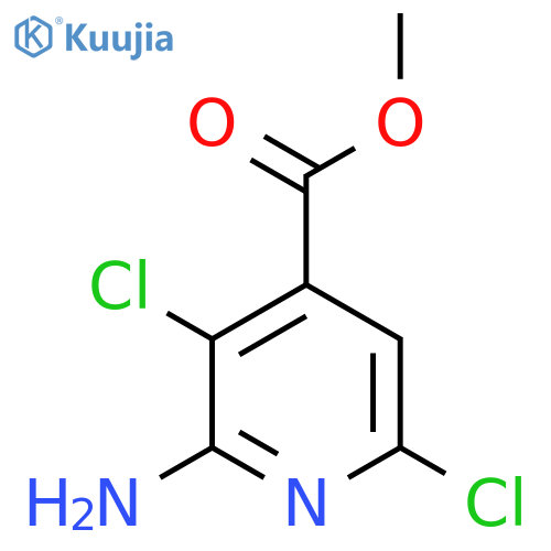 Methyl 2-amino-3,6-dichloroisonicotinate structure
