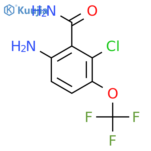 6-Amino-2-chloro-3-(trifluoromethoxy)benzamide structure
