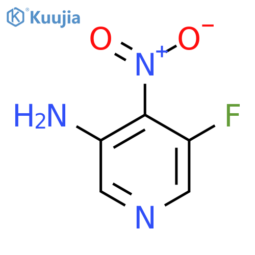 3-Amino-5-fluoro-4-nitropyridine structure