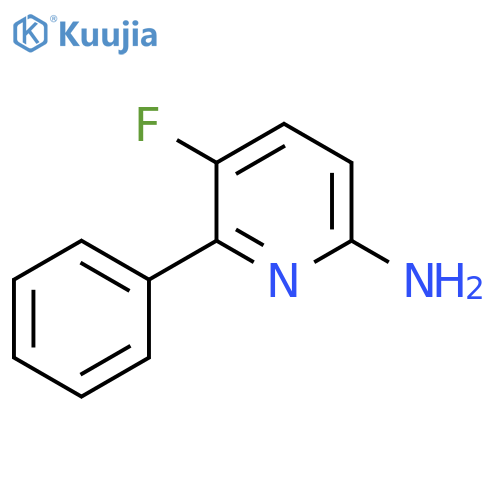 6-Amino-3-fluoro-2-phenylpyridine structure