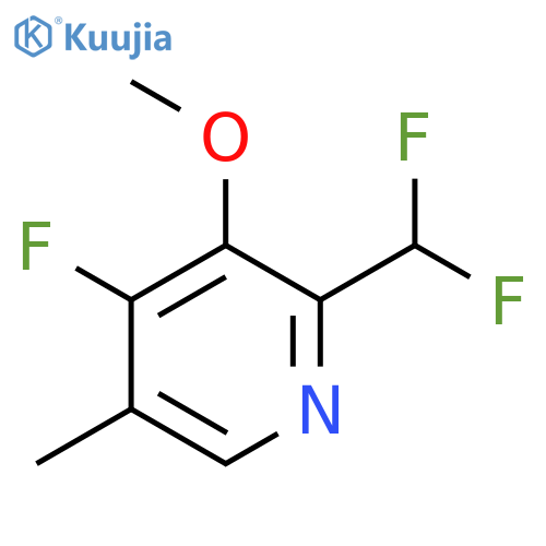 2-(Difluoromethyl)-4-fluoro-3-methoxy-5-methylpyridine structure