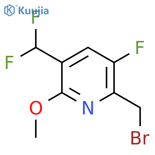 2-(Bromomethyl)-5-(difluoromethyl)-3-fluoro-6-methoxypyridine structure