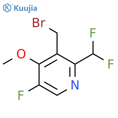 3-(Bromomethyl)-2-(difluoromethyl)-5-fluoro-4-methoxypyridine structure