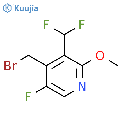4-(Bromomethyl)-3-(difluoromethyl)-5-fluoro-2-methoxypyridine structure