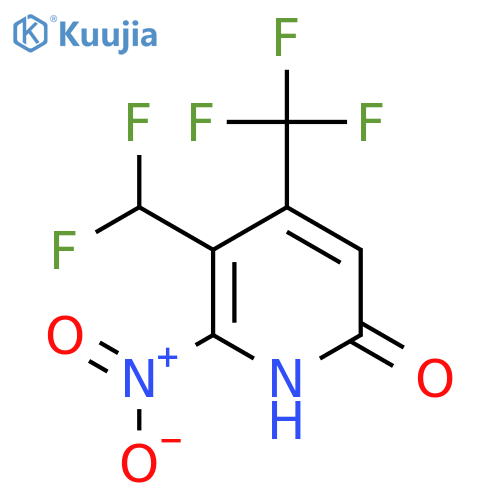 3-(Difluoromethyl)-6-hydroxy-2-nitro-4-(trifluoromethyl)pyridine structure