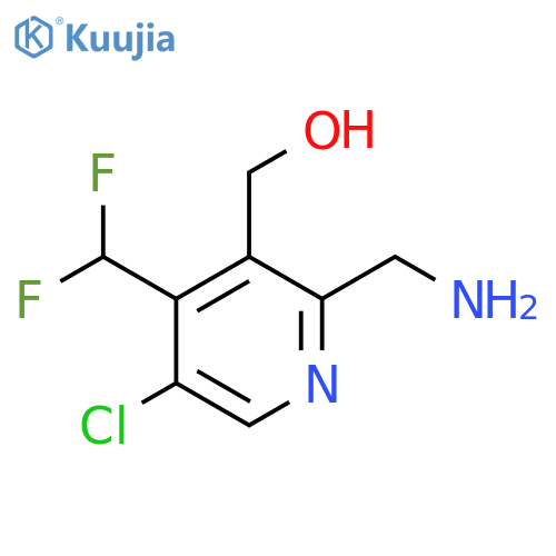 2-(Aminomethyl)-5-chloro-4-(difluoromethyl)pyridine-3-methanol structure
