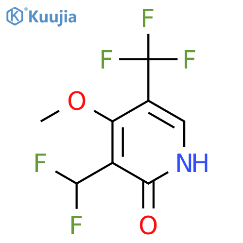3-(Difluoromethyl)-2-hydroxy-4-methoxy-5-(trifluoromethyl)pyridine structure
