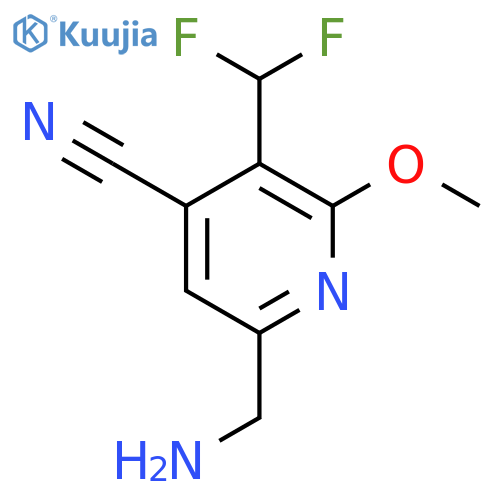 6-(Aminomethyl)-4-cyano-3-(difluoromethyl)-2-methoxypyridine structure