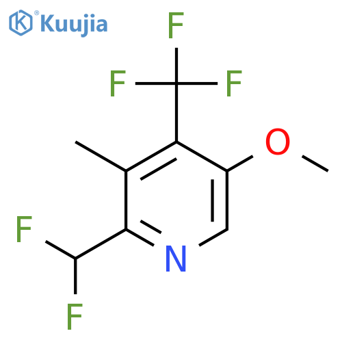 2-(Difluoromethyl)-5-methoxy-3-methyl-4-(trifluoromethyl)pyridine structure
