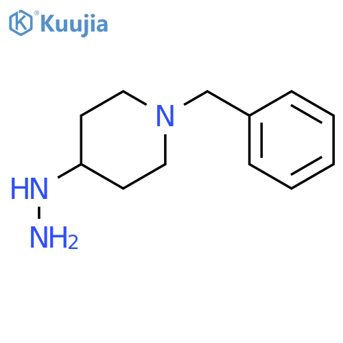 1-(1-benzylpiperidin-4-yl)hydrazine structure