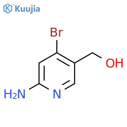 2-Amino-4-bromopyridine-5-methanol structure