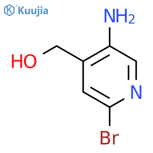 (5-Amino-2-bromo-4-pyridyl)methanol structure