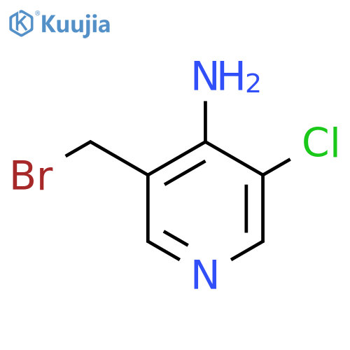 4-Amino-3-bromomethyl-5-chloropyridine structure