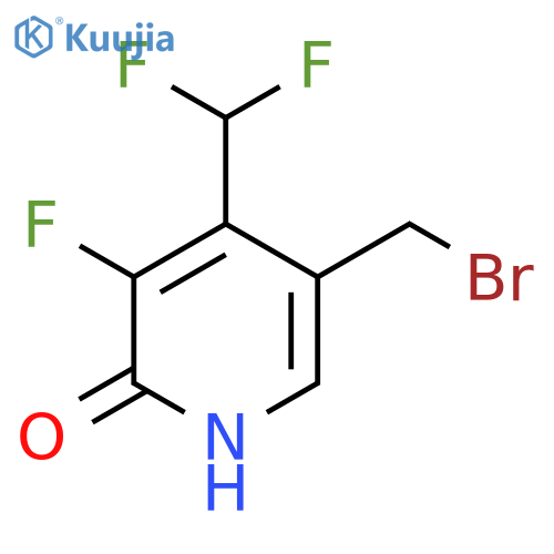 5-(Bromomethyl)-4-(difluoromethyl)-3-fluoro-2-hydroxypyridine structure