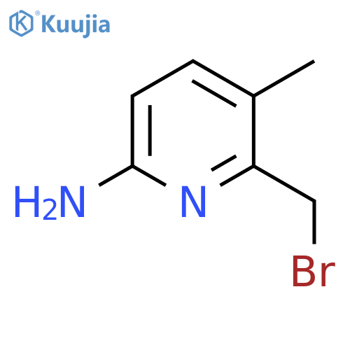 6-Amino-2-bromomethyl-3-methylpyridine structure
