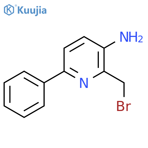 3-Amino-2-bromomethyl-6-phenylpyridine structure