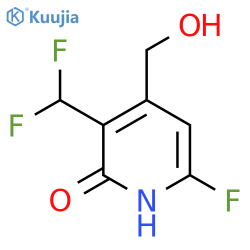 3-(Difluoromethyl)-6-fluoro-2-hydroxypyridine-4-methanol structure