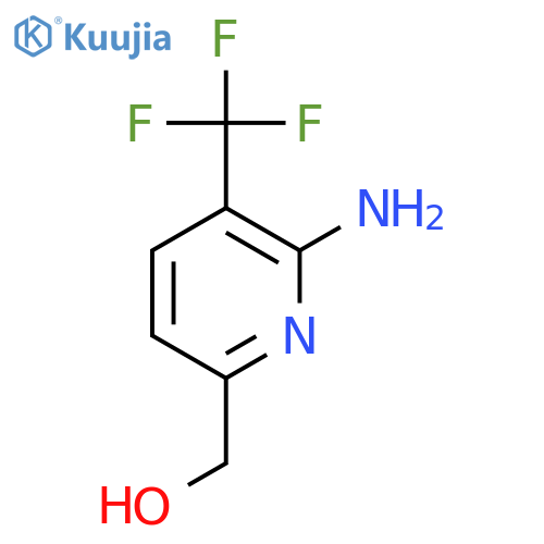 2-Amino-3-(trifluoromethyl)pyridine-6-methanol structure