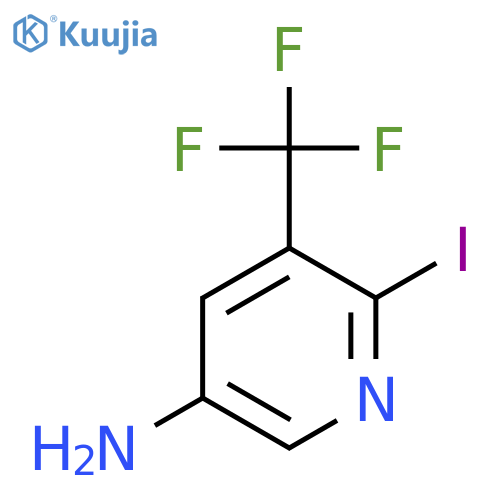 6-Iodo-5-(trifluoromethyl)pyridin-3-amine structure