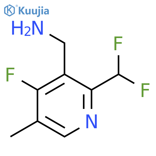 3-(Aminomethyl)-2-(difluoromethyl)-4-fluoro-5-methylpyridine structure