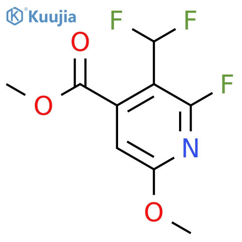 Methyl 3-(difluoromethyl)-2-fluoro-6-methoxypyridine-4-carboxylate structure