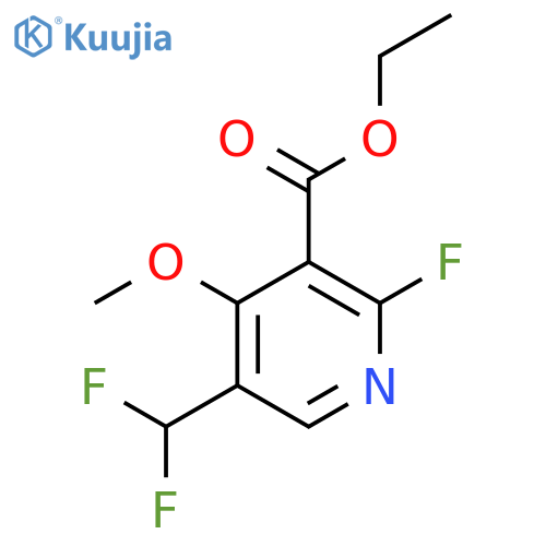 Ethyl 5-(difluoromethyl)-2-fluoro-4-methoxypyridine-3-carboxylate structure