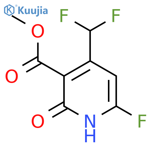 Methyl 4-(difluoromethyl)-6-fluoro-2-hydroxypyridine-3-carboxylate structure