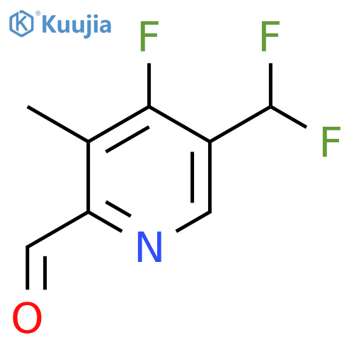 5-(Difluoromethyl)-4-fluoro-3-methylpyridine-2-carboxaldehyde structure