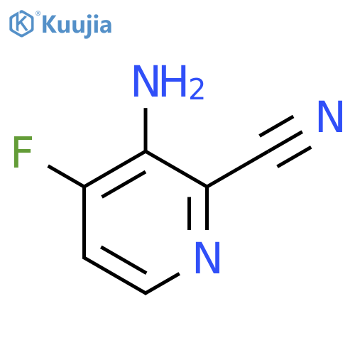 3-Amino-4-fluoropicolinonitrile structure