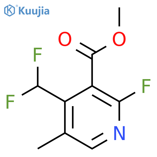 Methyl 4-(difluoromethyl)-2-fluoro-5-methylpyridine-3-carboxylate structure
