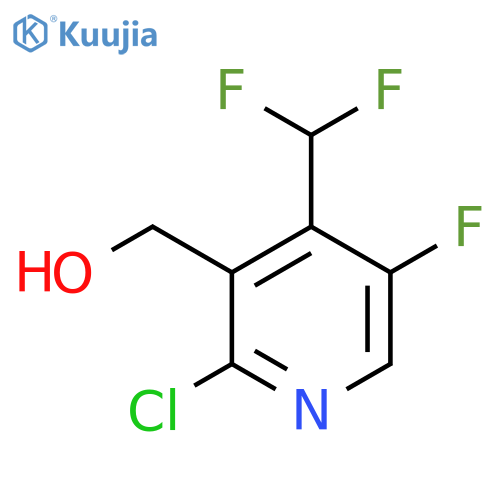 2-Chloro-4-(difluoromethyl)-5-fluoropyridine-3-methanol structure