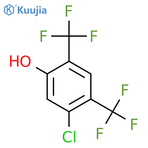 2,4-Bis(trifluoromethyl)-5-chlorophenol structure