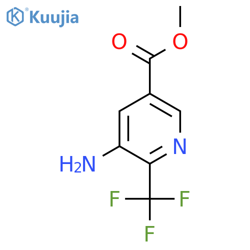 Methyl 5-amino-6-(trifluoromethyl)nicotinate structure