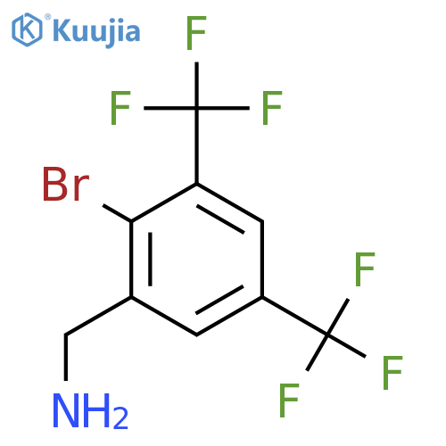 3,5-Bis(trifluoromethyl)-2-bromobenzylamine structure