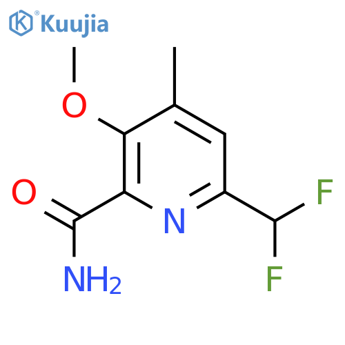 6-(Difluoromethyl)-3-methoxy-4-methylpyridine-2-carboxamide structure