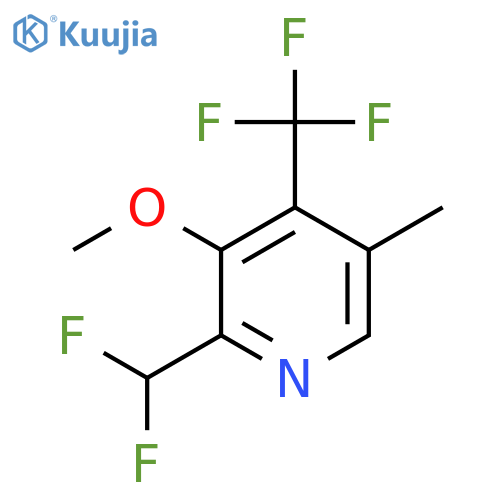 2-(Difluoromethyl)-3-methoxy-5-methyl-4-(trifluoromethyl)pyridine structure