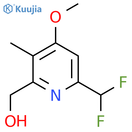 6-(Difluoromethyl)-4-methoxy-3-methylpyridine-2-methanol structure